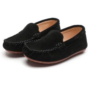 New Toddler Black Loafers